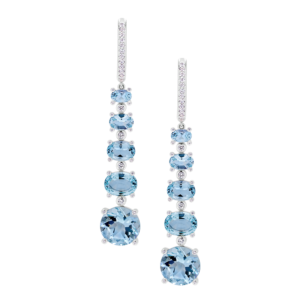 Sofia Earrings Aqua Marine