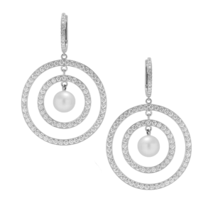 Ellen Earrings White