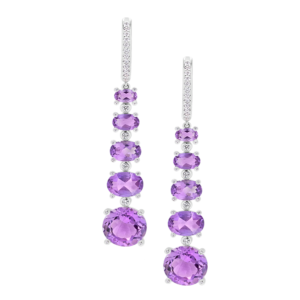 Sofia Earrings Amethyst