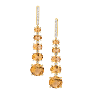 Sofia Earrings Citrine