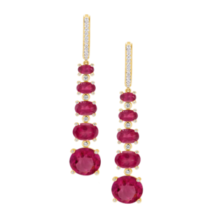 Sofia Earrings Red