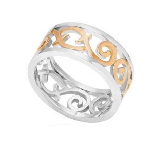 Rose&White Icon Ring