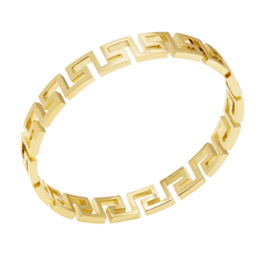 Greek Key Bangle Bracelet